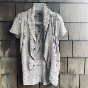 Denver Hayes Ladies  Short Sleeved Open Knit Cardigan Large
